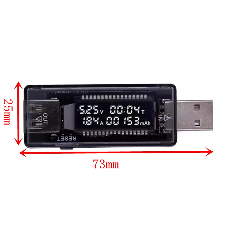 USB-тестер KWS-V21 3–20 В 3 А QC 3.0