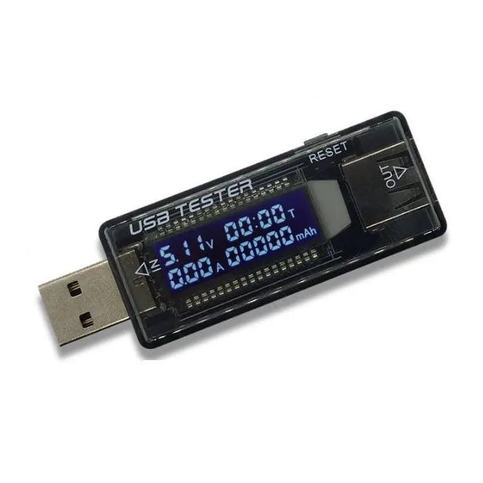 USB-тестер KWS-V21 3–20 В 3 А QC 3.0